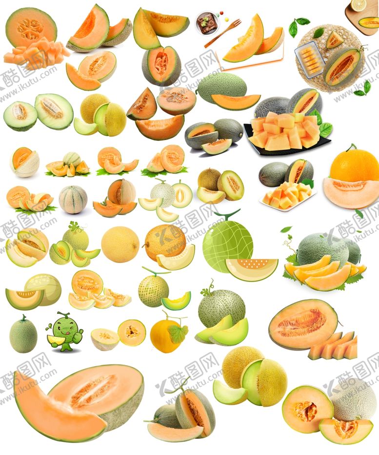 编号：79648909151457049788【酷图网】源文件下载-哈蜜瓜水果