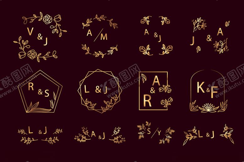 编号：75889411202205416887【酷图网】源文件下载-中式复古风金色装饰图案