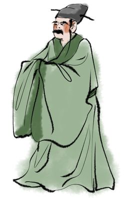 国学人物插画