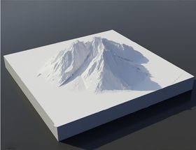 C4D模型山