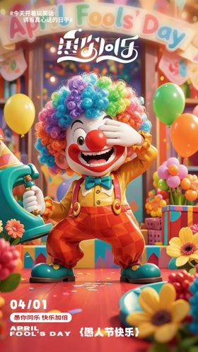 愚人节海报