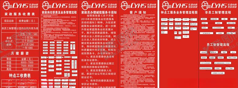 编号：29218309210231442220【酷图网】源文件下载-家政制度流程