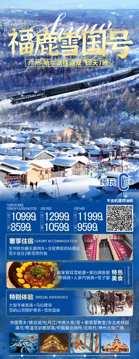 福鹿雪国号海报