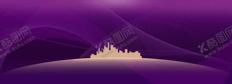 编号：91117611012137496356【酷图网】源文件下载-紫色线条