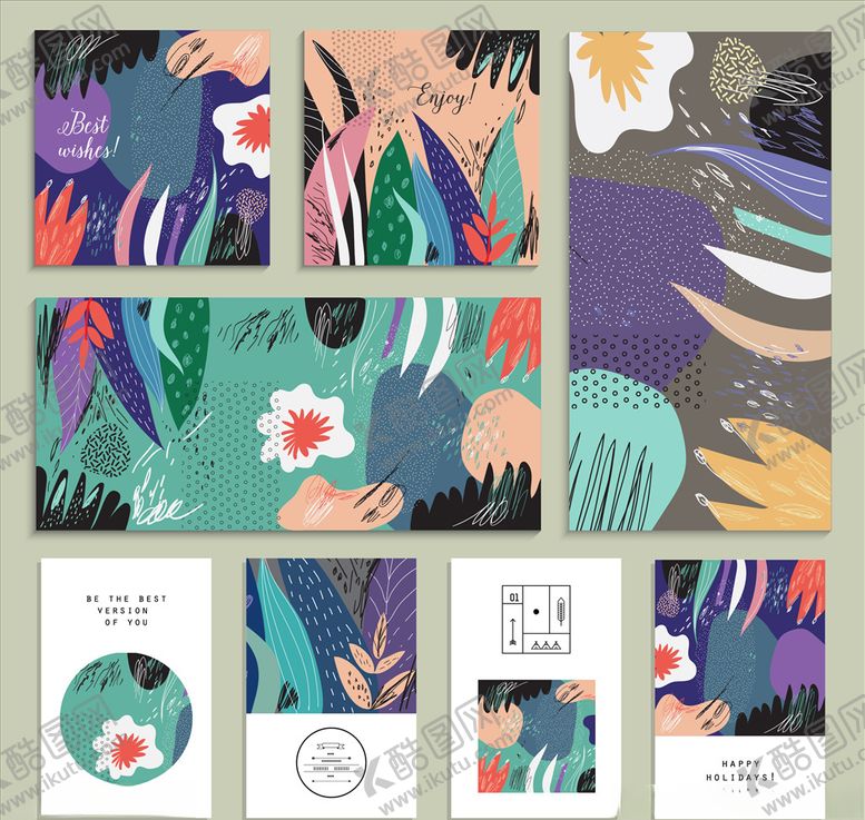 编号：66590310161638095198【酷图网】源文件下载-清新插画底纹背景