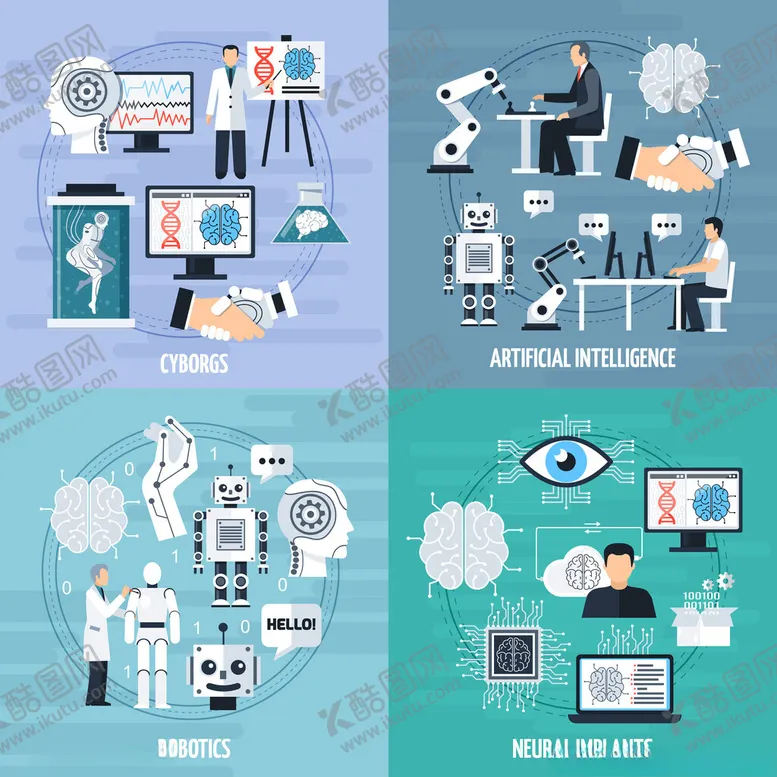 编号：79475203311348157766【酷图网】源文件下载-科技办公场景与创新元素