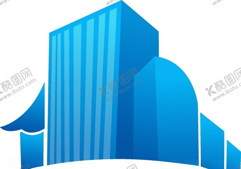 编号：45645307031924328316【酷图网】源文件下载-蓝色建筑LOGO