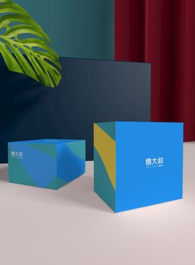 包装样机瓦楞箱展示logo
