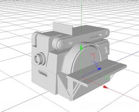 C4D模型带式砂光机