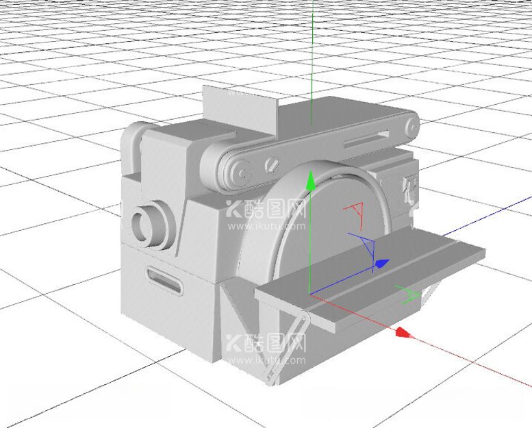 编号：63982711250744273132【酷图网】源文件下载-C4D模型带式砂光机