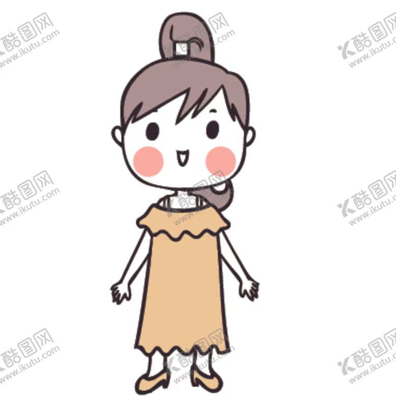 编号：89921710191630448344【酷图网】源文件下载-可爱人物形象插画