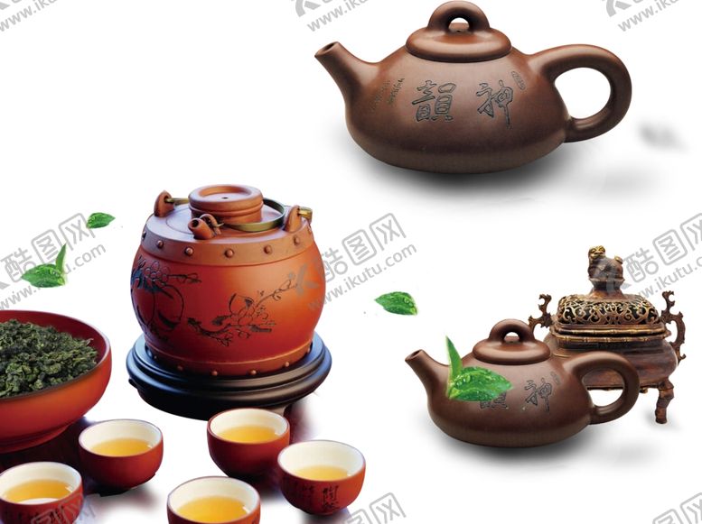 编号：55710709200435308038【酷图网】源文件下载-茶壶茶杯