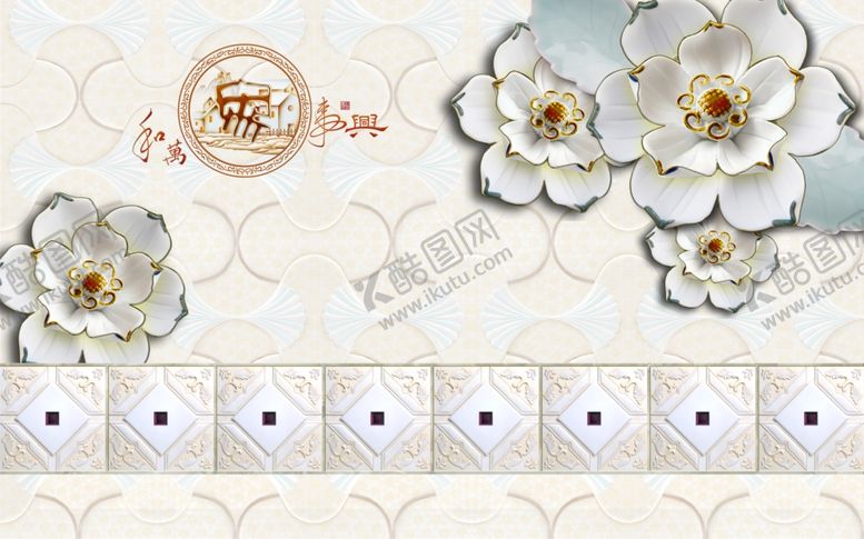 编号：42912805112238213229【酷图网】源文件下载-装饰画背景墙
