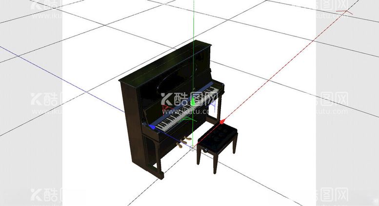 编号：29764212020738241333【酷图网】源文件下载-C4D模型钢琴