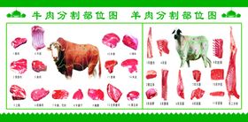 牛肉分割图