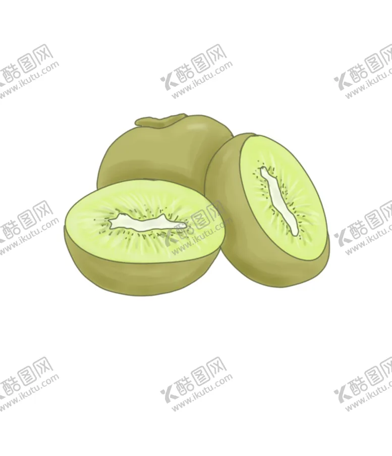 编号：14356802231753165629【酷图网】源文件下载-猕猴桃插画