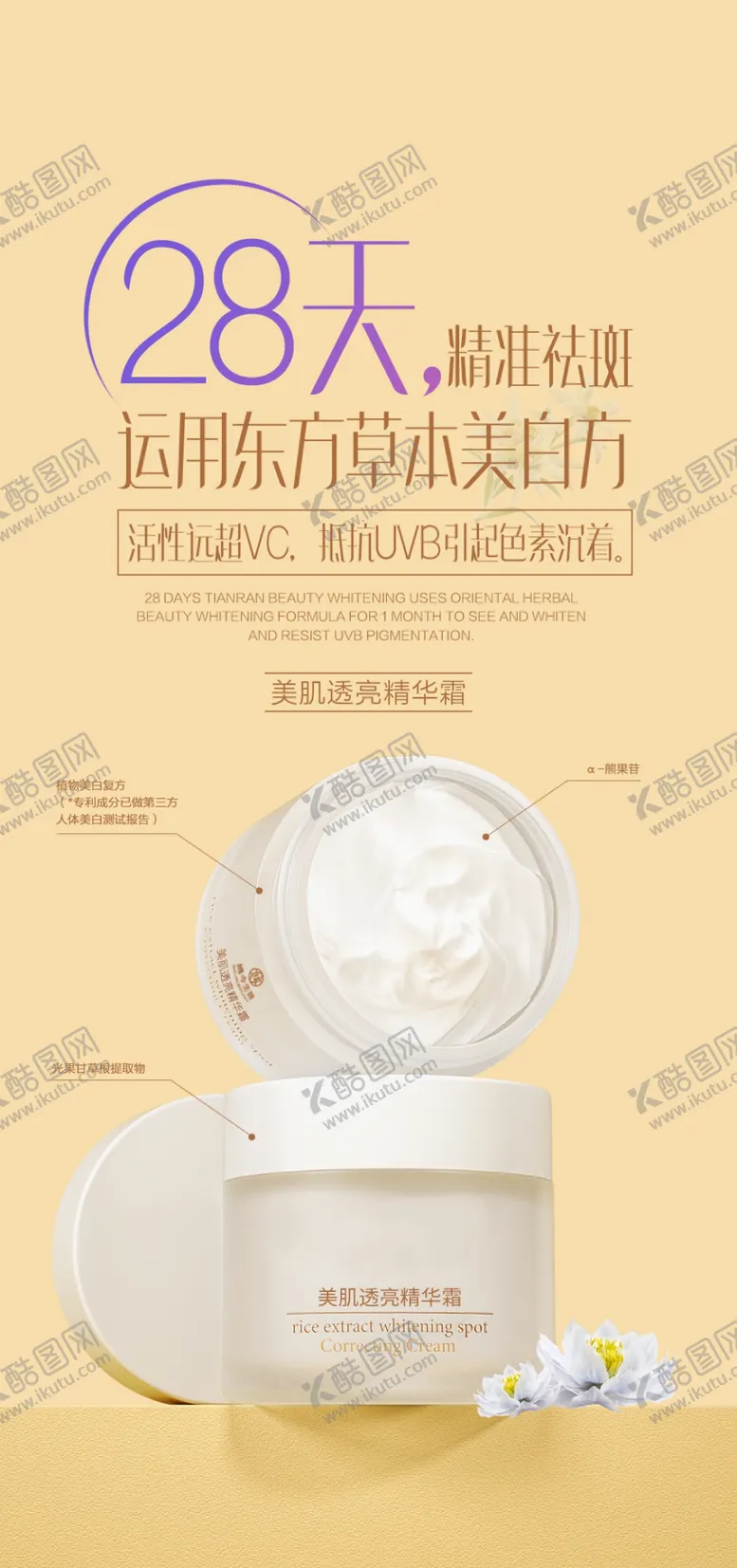 编号：35465002222020511385【酷图网】源文件下载-透亮精华霜海报