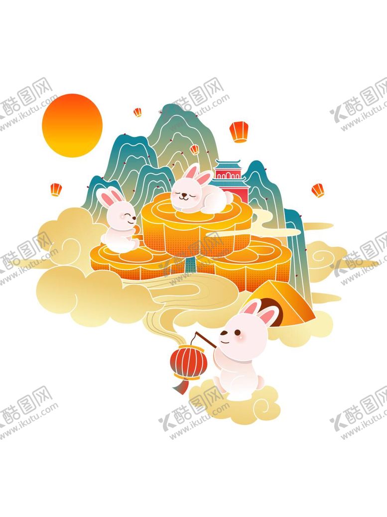 编号：75568412060242263753【酷图网】源文件下载-中秋玉兔