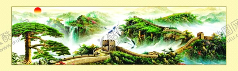 编号：71640706240444574077【酷图网】源文件下载-山水画