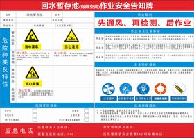 有限公司作业安全告知牌