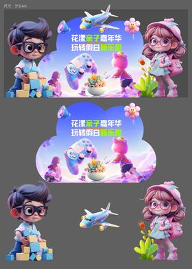 房地产异形美陈展板
