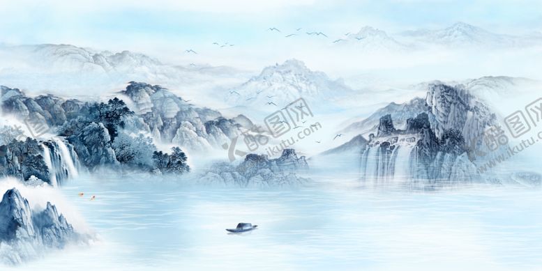 编号：80543212221756255016【酷图网】源文件下载-山水画