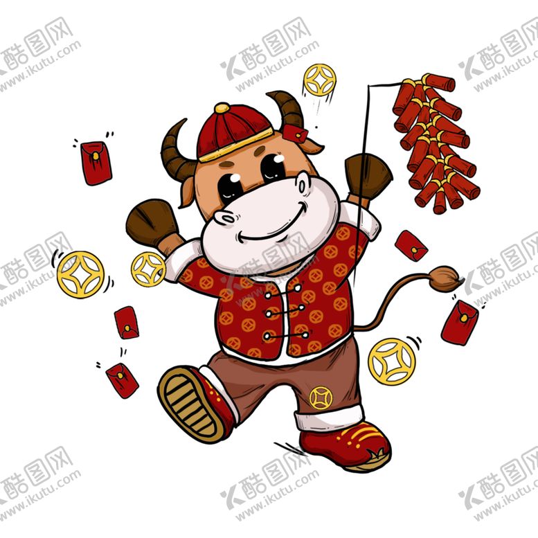 编号：99689404061907144560【酷图网】源文件下载-卡通牛形象