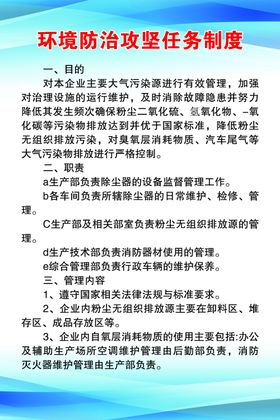 厂区制度牌