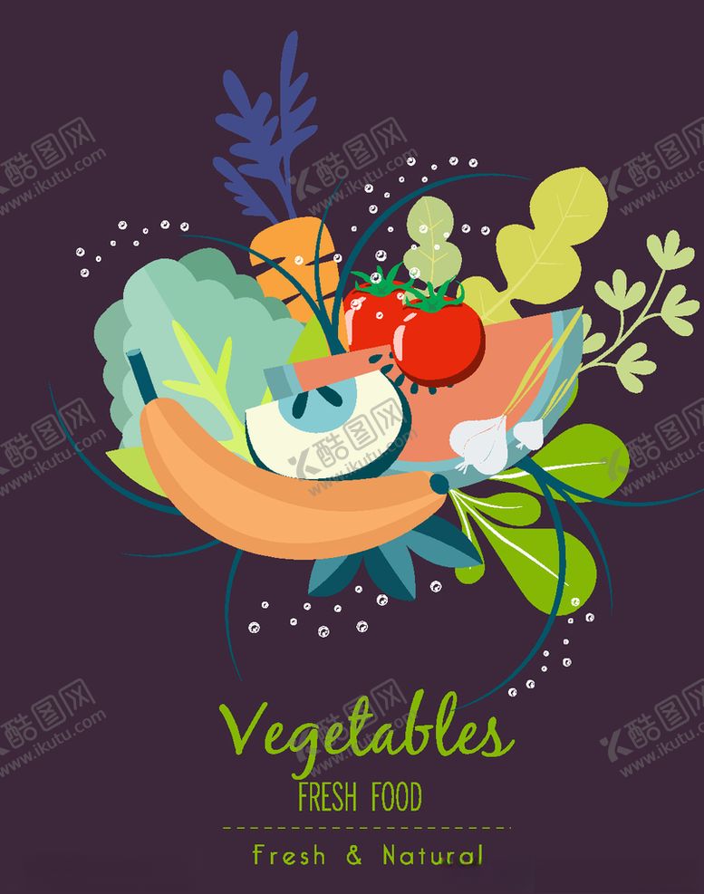 编号：29069010290208122741【酷图网】源文件下载-创意新鲜蔬菜