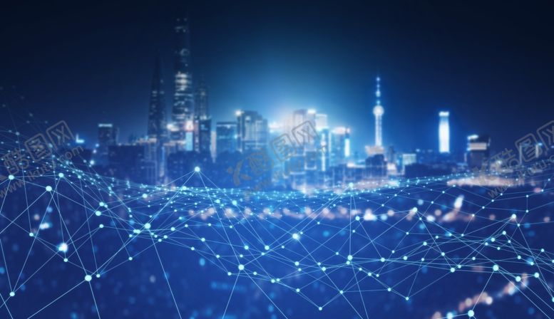 编号：82209410260023494740【酷图网】源文件下载-科技城市背景