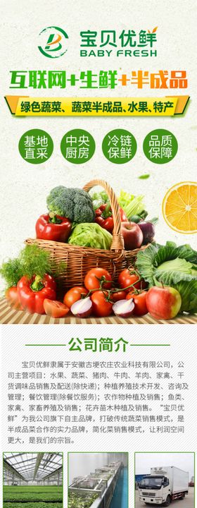 生鲜加盟销售信息流落地页