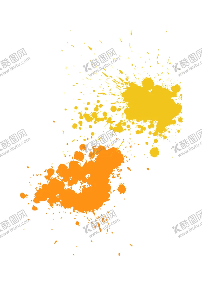 编号：41280309160821333580【酷图网】源文件下载-卡通飞溅水渍