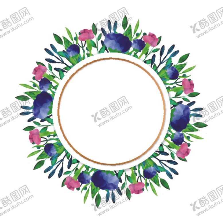 编号：79802206240746186833【酷图网】源文件下载-水彩花卉插画