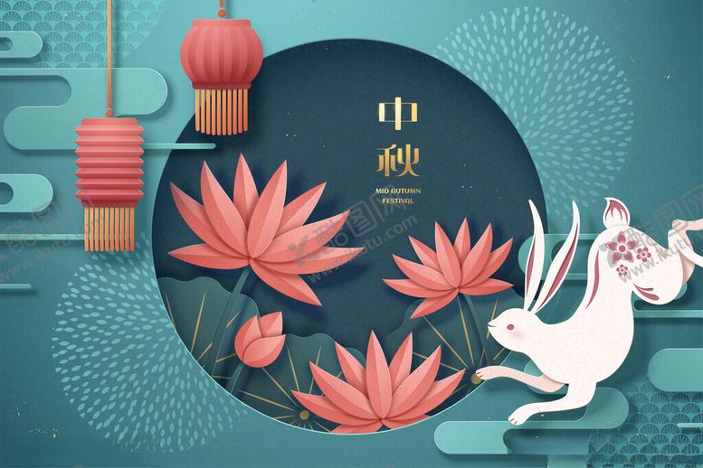 编号：22276002201546124628【酷图网】源文件下载-中秋节插画