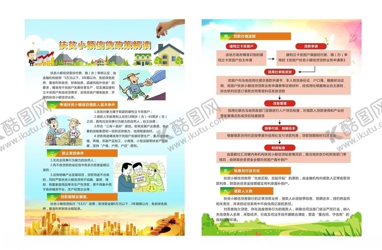 编号：84962709282326124155【酷图网】源文件下载-扶贫小额信贷政策宣传