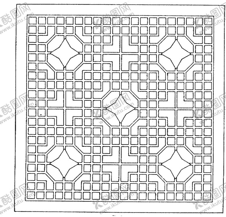 编号：23258909190001454170【酷图网】源文件下载-镂空花图案