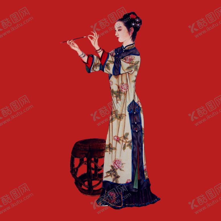 编号：99561302190729272660【酷图网】源文件下载-清朝大清美女