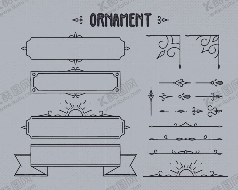 编号：84603910170620145605【酷图网】源文件下载-华丽古典花边相框