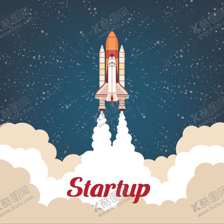 编号：29693810310238379340【酷图网】源文件下载-卡通火箭