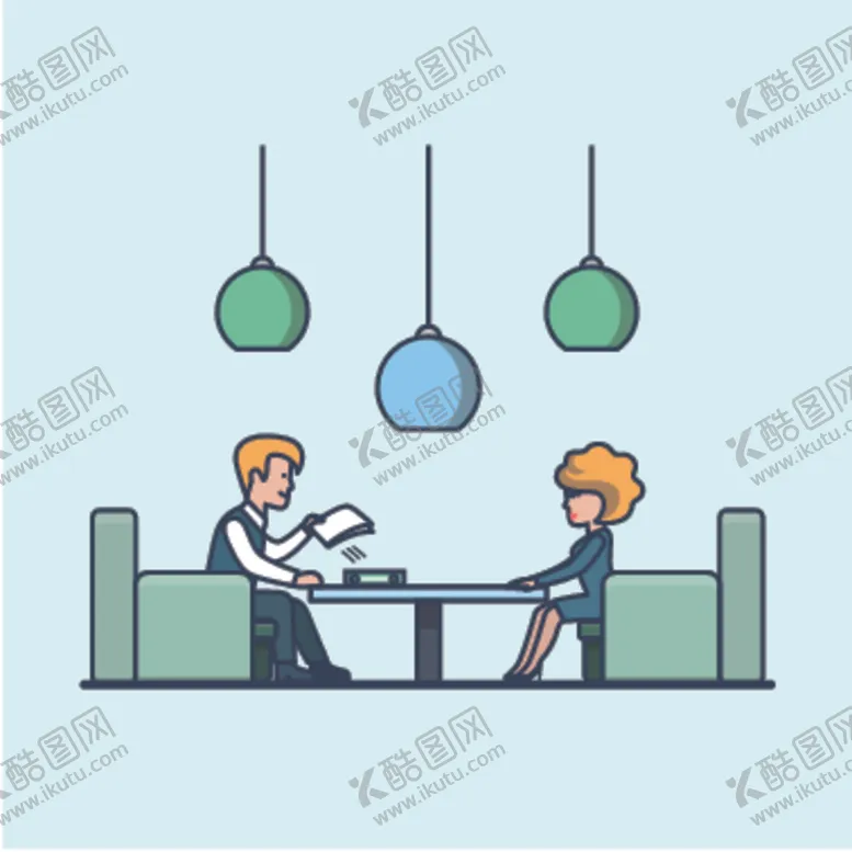 编号：52133906301011499691【酷图网】源文件下载-简约人物生活形象插画