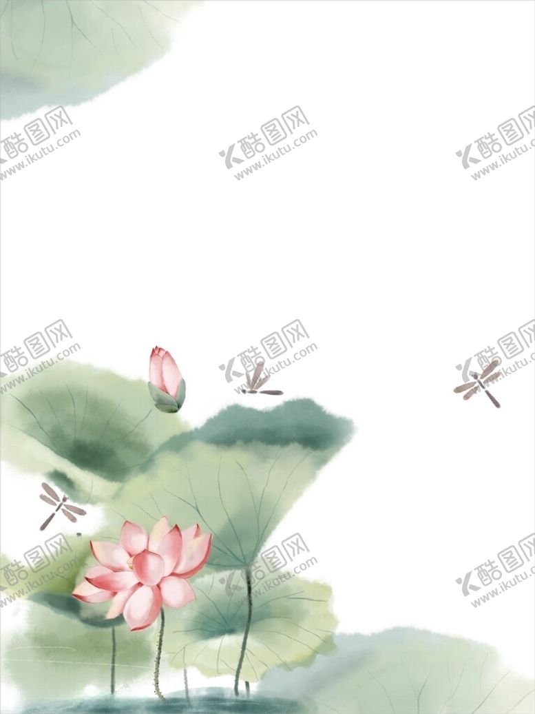 编号：63403012122349396708【酷图网】源文件下载-中国风水墨荷花