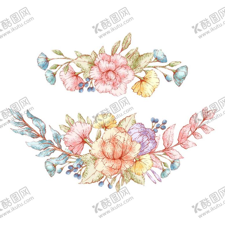 编号：70772812041256476059【酷图网】源文件下载-水彩花朵