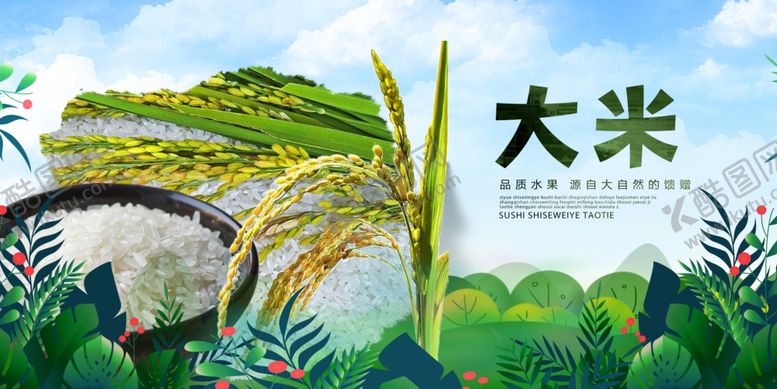 编号：95930409201730364283【酷图网】源文件下载-大米