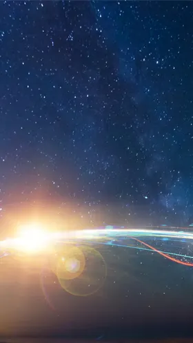 创意星空合成海报图片突破次元黑洞震撼