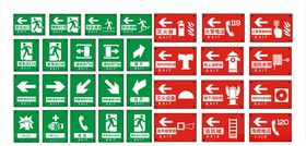 消防器材指示安全标识