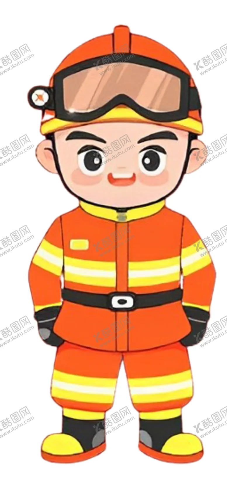编号：17078512180037359767【酷图网】源文件下载-消防卡通人