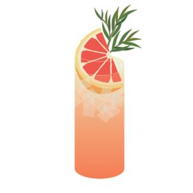 夏日冷饮矢量插画