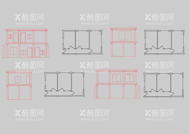 编号：31047510111428204091【酷图网】源文件下载-住宅平面图