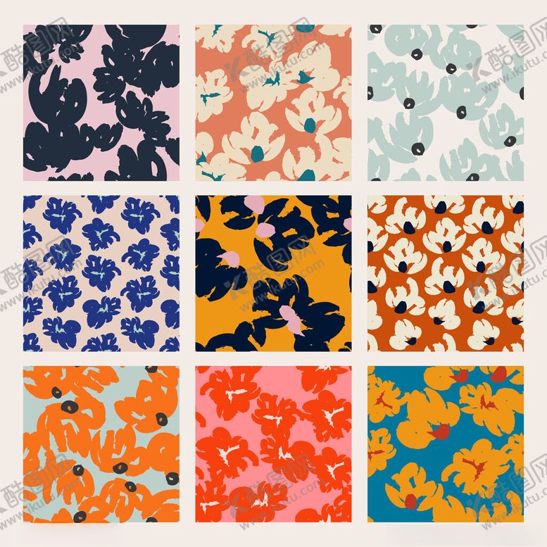 编号：81301512221342225279【酷图网】源文件下载-花卉图案