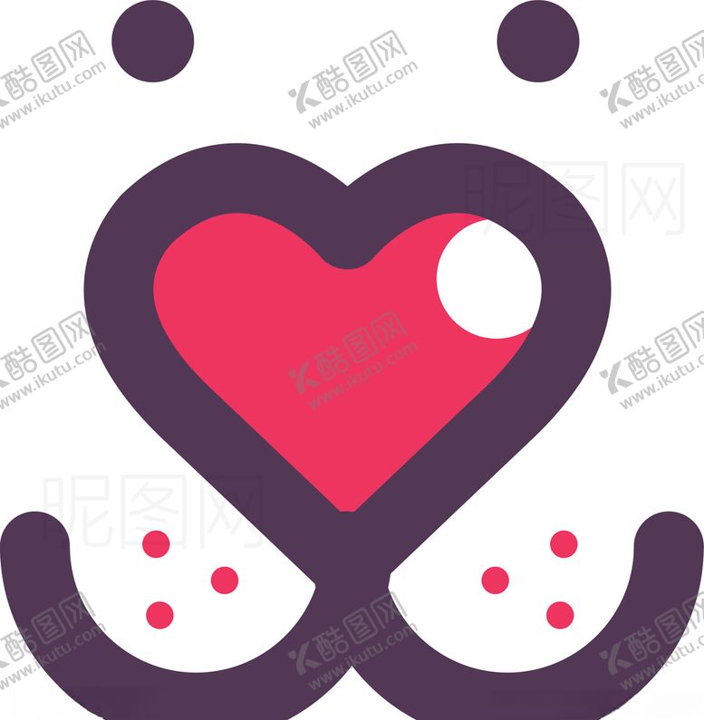 编号：47572506190519094148【酷图网】源文件下载-小狗爱心